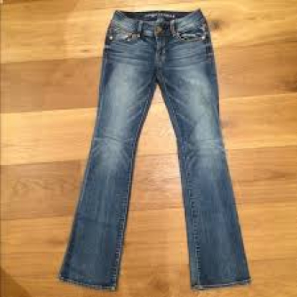 American Eagle Short Kick Boot Super Stretch Jeans